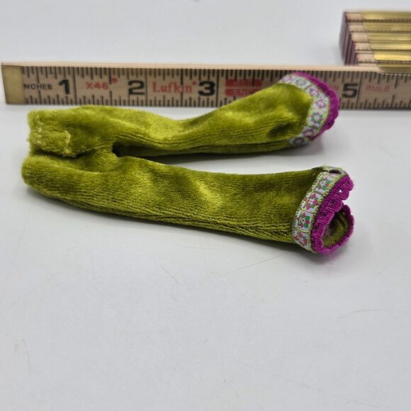 Bratz Doll Dynamite Dance Fashion Pack 2001 Green Velvet Pants MGA Collectible - Picture 4 of 4